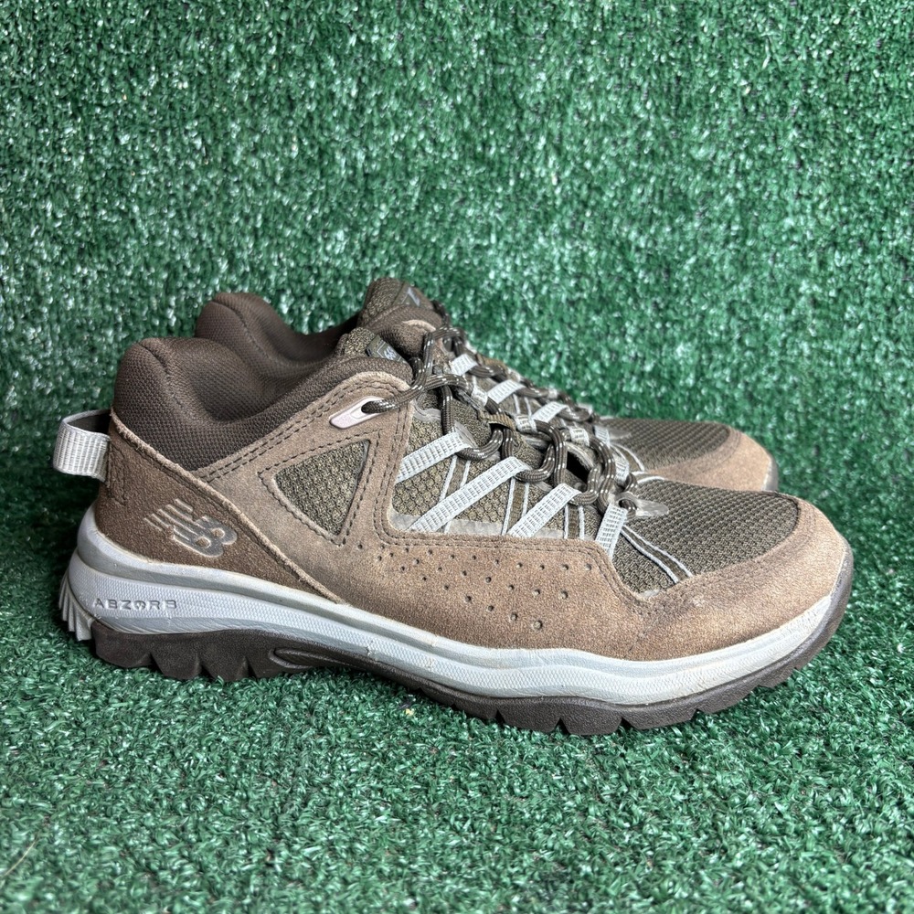 New Balance 669 v2 Suede Mesh Abzorb Walking Trail Shoes Brown Womens Size 7.5 B